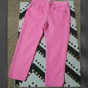 Pink capris